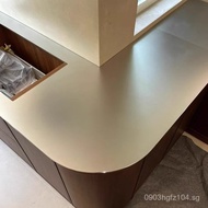 Solid Countertop Island Anti-Corrosion Anti-Scratch Bar Counter Integrated Worktop Rust-Proof Stainl