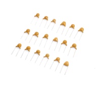 180pcs/Lot 18Values*10Pcs Capacitor Pack 20pF~1uF Multilayer Ceramic Capacitors Assortment Kit X7R Y