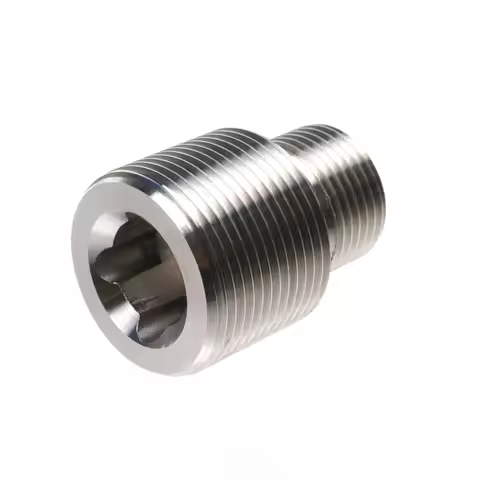 13/16"-16 to 1 1/8"-16 Oil Filter Adapter for Duramax CAT 1R-1807, 478736, AGCO AG121853, BALDWIN B7