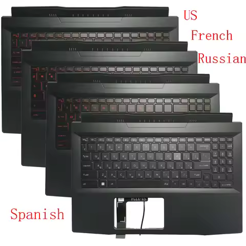 New Backlit US/French/Russian/Spanish Keyboard For MSI Pulse GF66 GL66 MS-1581 MS-1582 1581 11SC 11U
