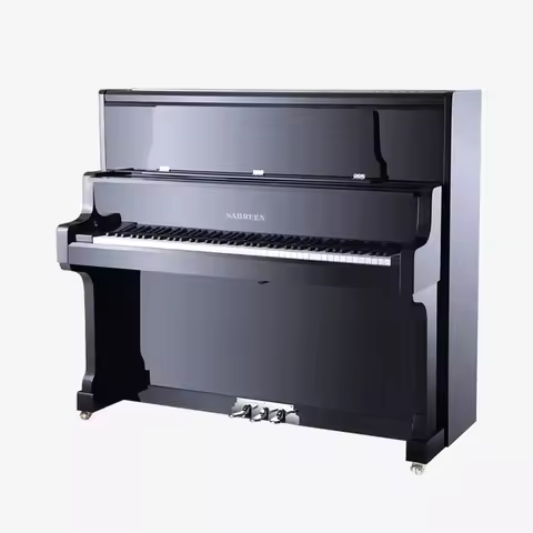 SR-32L 88-Key Black Gloss Acoustic Upright Piano Spruce Soundboard 18-Layer Hardwood Hot-Pressed Pin