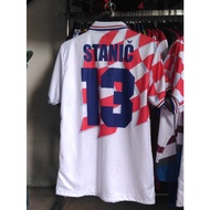 Retro Croatia Kroasia 1998 Home STANIC 13 Football Jersey