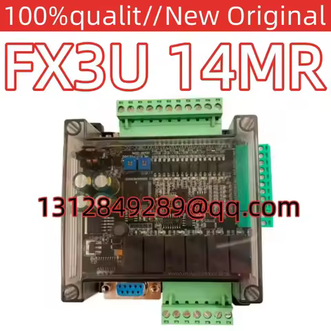 100% new original LE3U FX3U 14MR 6AD 2DA RS485