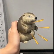 Screaming Groundhog Desktop Decoration Groundhog Prank Toy Spoof Snatching Sound Funny Gift Toy A5f0