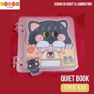 [17] Quiet book cat cake shop paper doll house cat cake shop paper doll book cat cake shop
