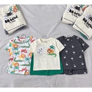 Set of 3 sets of surplus cotton coconut crocodiles for boys 9-26kg