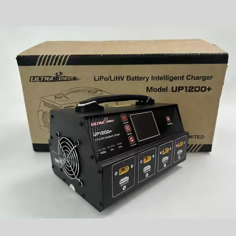 Ultra Power UP1200+ Charger: Intelligent Balancing 8-Channel with Screen for Agricultural UAV 2-6S B