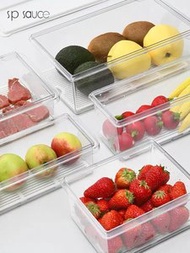 JPE - SP SAUCE日本冰箱收納盒 瀝水保鮮盒 透明分類收納盒 雜糧冷藏儲物盒