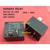 HONGFA HF2160-1A-5DE / HF2160-1A 12DE / HF2160-1A 24DE  Power Relay 5V 12V 24V DC 30A 240VAC 4 Pin +