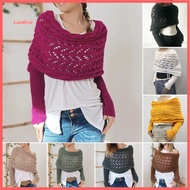 Shoulder-fitting Shawl Atmospheric Design Shawl Soft Fluffy Knitted Shawl Coat for Autumn Winter Wom