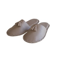 防疫宅在家區/羊皮編織室內拖鞋  真皮 COZY皮革拖鞋 透氣.