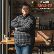 KEMEJA JUMBO  MEN'S FLANNEL SHIRT 7XL 8XL 9XL 10XL MEN'S LONG-SLEEVED PLAID SHIRT FLANNEL MATERIAL