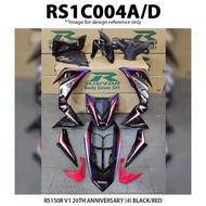 Rapido Coverset cover set (sticker Tanam) RS150 RS150R V1 20th Anniversary (4) COLOUR : Black Red / White