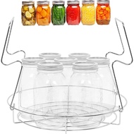 Canner Rack Stainless Steel Canning Rack. Holds 8 Pint or 7 Quart Jars, Canner Rack Canning Supplies