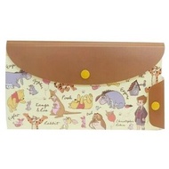 迪士尼 Disney 日版 Winnie the Pooh 小熊維尼 信封造型 口罩套 分格 口罩 收納 戶外 便攜 防疫 噗噗熊 跳跳虎 豬仔 Eeyore