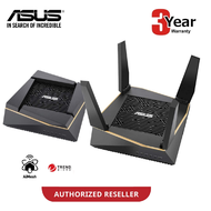 ASUS WiFi 6 Mesh WiFi System RT-AX92U AX6100 (2 Pack) AX Wireless Router
