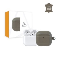 ARMOR AirPods 4 全真皮保護殼_冥王褐