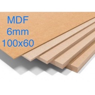 6mm MDF board (100x60)cm, MDF plywood, MDF wood board, MDF plywood