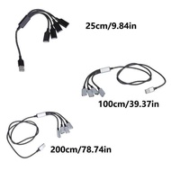 4E 4Port 2 USB Extension Hub To Adapter For Computer Accessories And Gadgets