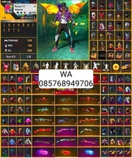 jual akun ff sultan murah buat yg mau beli akun ff chat wa 085768949706