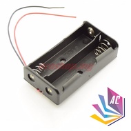 18650 Double Cell Two Slot 3.7V Battery Holder - Projek - RBT - Sekolah - KSSM - KSSR - Sains - Komponen - The Leopard