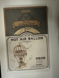 3d wooden puzzle hot air balloon 3D 木製拼圖熱氣球
