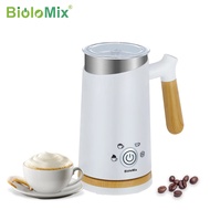 Biolomix เครื่องอุ่นเครื่องตีฟองนมเย็นอัตโนมัติแบบใหม่สำหรับลาเต้เครื่องตีทำฟองสำหรับกาแฟช็อคโกแลตร้อนคาปูชิโน่