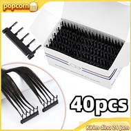 6D Hair Extension Buckle 40 pcs Hair Extension Clips 6D Hair Styling Tools Hair Extension Clips