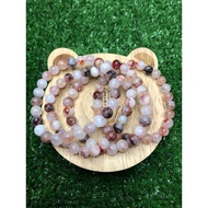 FIRE QUARTZ 7mm-7.9mm INTENTION AMPLIFIER-GAIN CONTROL OF THOUGHTS-STABILIZER BRACELET