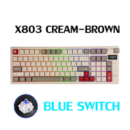 คีย์บอร์ดเกมมิ่ง NUBWO X801 X802 X803 X804 CMK9 CMK10 ELEANOR Mechanical Keyboard [ Blue Switch / Re