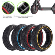 Elastic Scooter Tire Electric Scooter Wheel Xiaomi Electric Scooter Honeycomb Tire Set Durable Non-slip Replacement Wheels for Smooth Ride Front Rear Wheel Combo