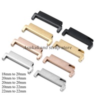 2pcs Quick Release 20mm To 18mm 20mm 22mm To 22mm 22mm To 20mm Steel Adapters Pins Connectors Watch 