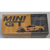 Diecast Model Car Mini Gt Chevrolet Corvette Z06 Gt3.R #4 Box