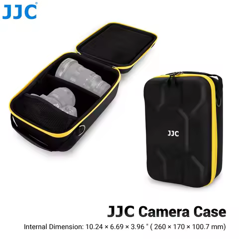 JJC Upgrade Hard Shell Camera Case For Sony A7 V A7V A7M5 Canon Fuji Nikon DJI Mini 4 Pro Mini 3 Har