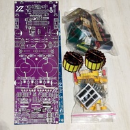 Paket DIY D2k5 fullbridge Full fitur Class d power amplifier PCB dan komponen komplit