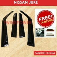 Slim Nissan Juke Car Gutter Bonus Rearview Mirror Gutter