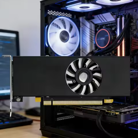 GeForce RTX 3050 6GB GDDR6 Gaming Graphics Card Low Profile PCIe 4.0 HDMI 2.1 DP 1.4a for SFF PC