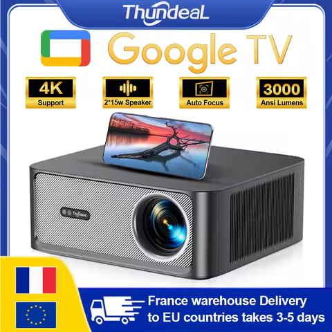 ThundeaL TD98Pro ATV Full HD 1080P Projector TD98 Pro Google Official Android TV ATV 4K Video WiFi T