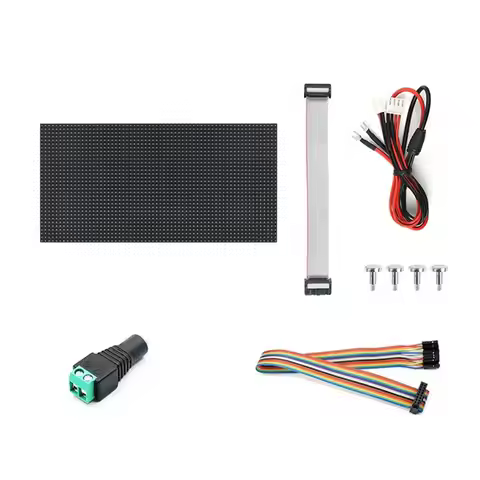 3CGRO-P4 LED Screen Panel Module 1/16 Scan Full Color 256X128mm 64X32 Pixel P4 LED Matrix Display