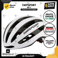 Promo|Terbaru Helm Sepeda Aero Unisex Dewasa Roadbike MTB Lipat Putih
