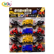 BQ TOYS Set of Heavy Vehicle 6 Wheeler/Motorcycle/Truck Toys for Boys Lucky668