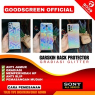 Garskin Glitter Gradient Back Protector| Anti-scratch Back Hydrogel| Anti-fungus Sony ALL SERIES Son