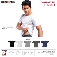 SOREX MAN MEN'S UNDERSHIRT BLACK AND WHITE MEN'S TIGHT T-SHIRT IKO UWAIS MEN'S UNDERSHIRT