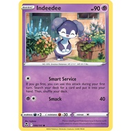 Indeedee / 086/195 / Common / Sword & Shield Silver Tempest Pokemon Trading Card Game PTCG