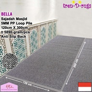 Tren-D-rugs Karpet sajadah polos alas lantai masjid roll ruang tamu anti slip 120 cm x 300 cm - NMs