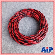 1ขด มี5ขนาดให้เลือก V-LINE TP02N25R สาย ลำโพง 2x2.5 ดำแดง แบบเกลียว TP 02 N 25 R V LINE VLINE เอไอ-ไ