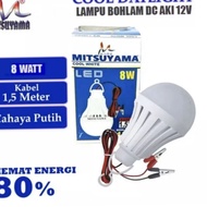 CAHAYA DC battery light bulb Cable length 1.5M Mitsuyama 3w 5w 8w 10w 15w White Light MS 73xxDC