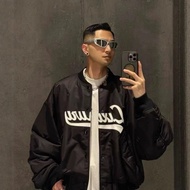 GJ8X Bal''''g 25fw New Letter Flight Jacket Combat Uniform Unisex Baseball Jacket Coat