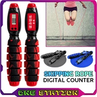 TS-11 JUMP SKIPPING ROPE / TALI SKIPPING DIGITAL COUNTER 4 MODES COUNT KM MILES CALORIES 360 DEGREE 