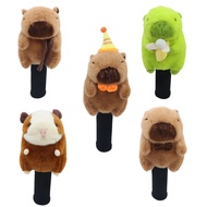 Kapibara Golf Club Cover Plush Animal Club Cover No. 3 No. 5 Wooden Club Protective Cover Cartoon Cl